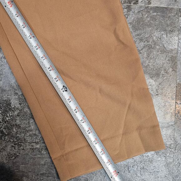 Abercrombie Tailored Relaxed Straight Leg Crossover Waist Pant Size 14 - Picture 7 of 9